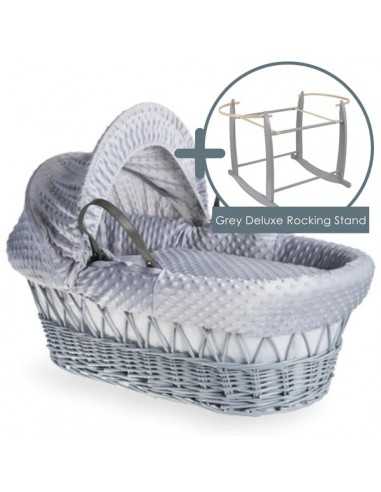 Clair de Lune Dimple Grey Wicker...
