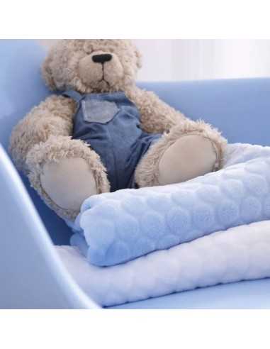 Clair de Lune Marshmallow Blanket-Blue Clair de Lune Marshmallow Blanket-Blue