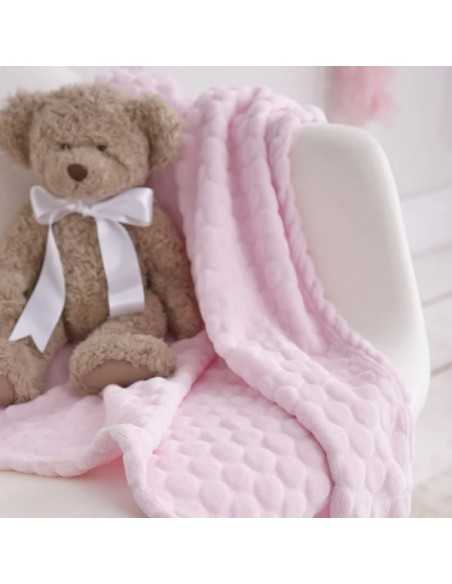 Clair de Lune Marshmallow Blanket + Moses Sheets-Pink Clair De Lune
