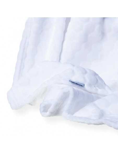 Clair de Lune Marshmallow Blanket + Moses Sheets-White Clair De Lune