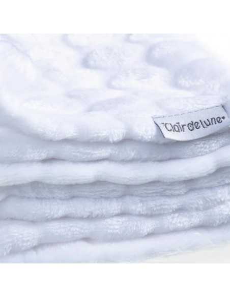 Clair de Lune Marshmallow Blanket + Moses Sheets-White Clair De Lune
