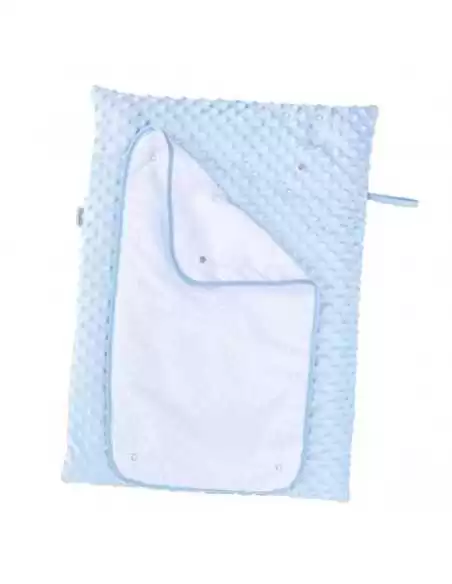 Clair de Lune Dimple Roly Poly Travel & Change Mat Plus An Extra Topper-Blue Clair De Lune