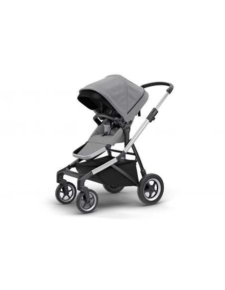 Thule Sleek City Stroller-Aluminium/Gray Melange Thule
