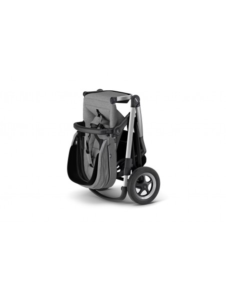 Thule Sleek City Stroller-Aluminium/Gray Melange Thule