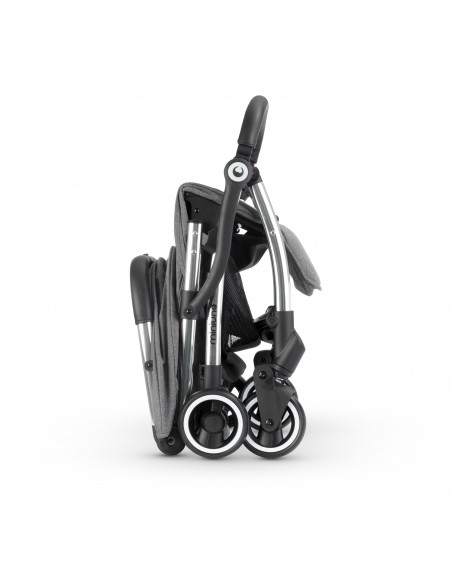 Miniuno TouchFold Stroller-Grey Herringbone Miniuno
