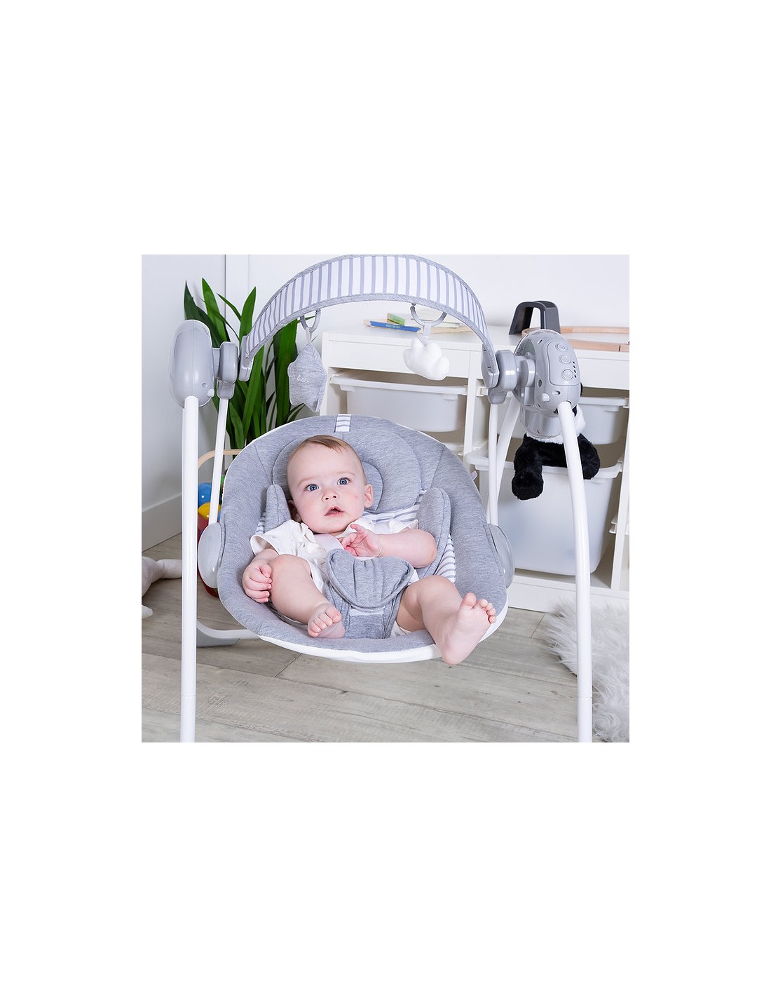 Red Kite Cozysleep Bedside Crib/Co SleeperGrey