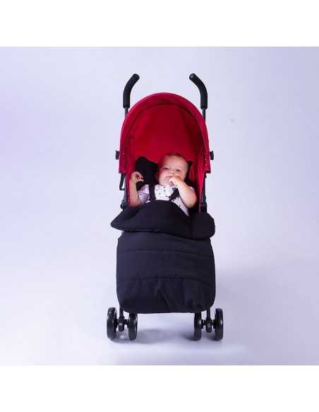 Red Kite Cosy Toes Universal Stroller Size Fleece-Black Red Kite