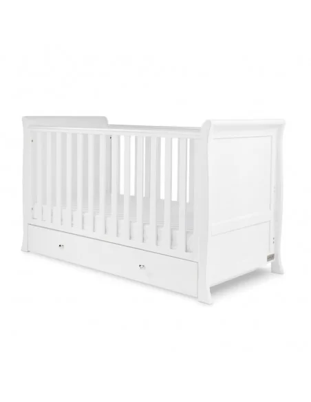 Ickle Bubba Snowdon Classic Cot Bed-White Ickle Bubba
