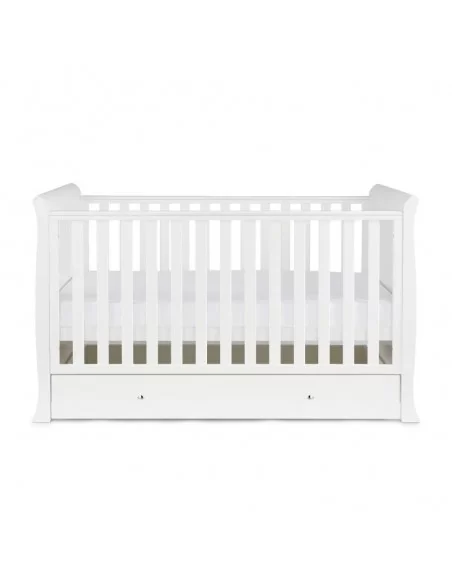 Ickle Bubba Snowdon Classic Cot Bed-White Ickle Bubba