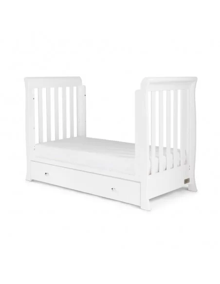 Ickle Bubba Snowdon 4 in 1 Mini 3 Piece Furniture Set-White With Premium Sprung Mattress Ickle Bubba