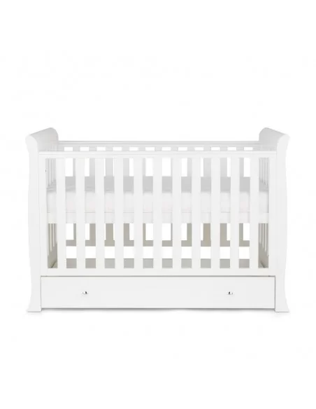 Ickle Bubba Snowdon 4 in 1 Mini 3 Piece Furniture Set-White With Premium Sprung Mattress Ickle Bubba