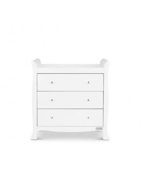 Ickle Bubba Snowdon 4 in 1 Mini 3 Piece Furniture Set-White With Premium Sprung Mattress Ickle Bubba