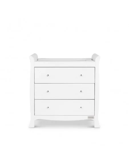 Ickle Bubba Snowdon 4 in 1 Mini 3 Piece Furniture Set-White With Premium Sprung Mattress Ickle Bubba
