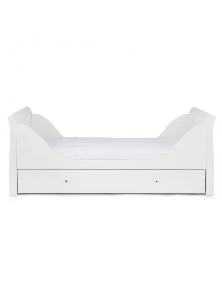 Ickle Bubba Snowdon Classic 2-Piece Furniture Set With Fibre Mattress-White Ickle Bubba