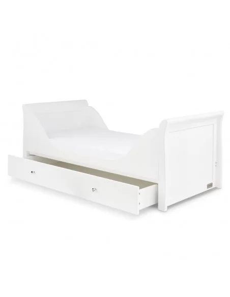Ickle Bubba Snowdon Classic 2-Piece Furniture Set With Premium Sprung Mattress-White Ickle Bubba