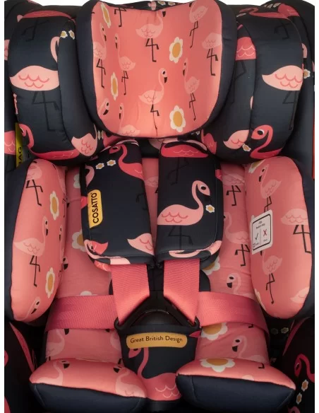 Cosatto RAC Come and Go i-Size Rotate Car Seat-Flamingo (5PP) Cosatto
