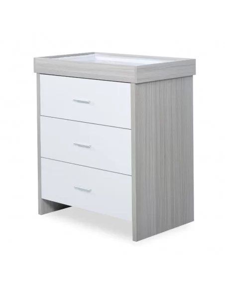 Ickle Bubba Pembrey Changing Unit-Ash Grey/White Ickle Bubba