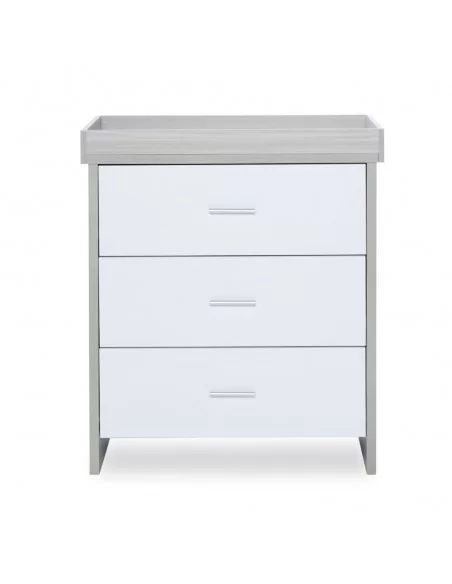 Ickle Bubba Pembrey Changing Unit-Ash Grey/White Ickle Bubba