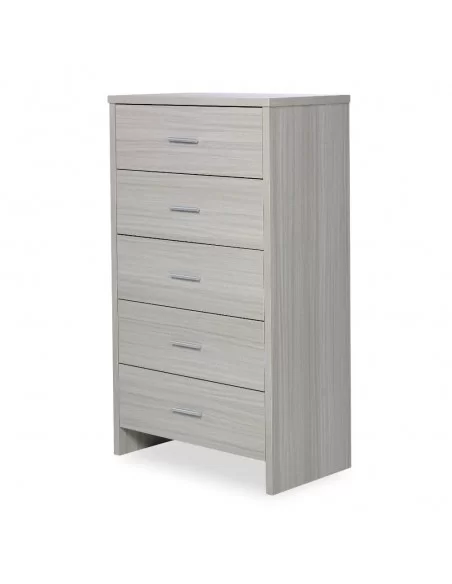 Ickle Bubba Pembrey Tall Chest of Drawers-Ash Grey Ickle Bubba