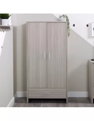 Ickle Bubba Pembrey Wardrobe-Ash Grey Ickle Bubba Pembrey Wardrobe-Ash Grey