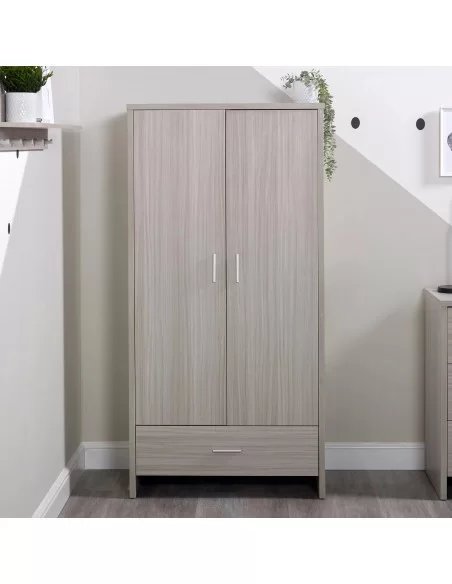 Ickle Bubba Pembrey Wardrobe-Ash Grey Ickle Bubba