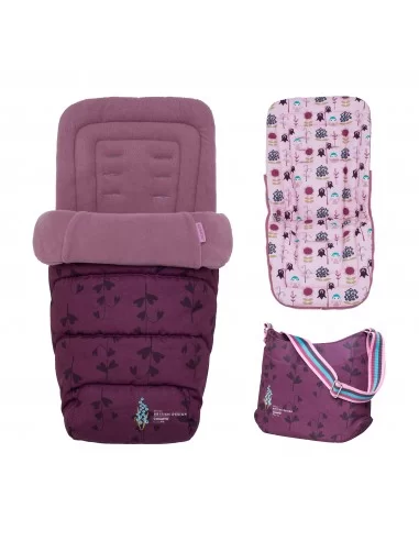Cosatto Changing Bag and Footmuff Bundle-Fairy Garden