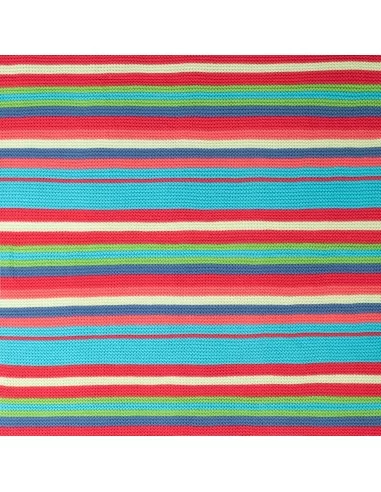 Cosatto Stripe Blanket-Multi Colour