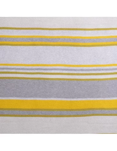 Cosatto Stripe Blanket-Grey Yellow