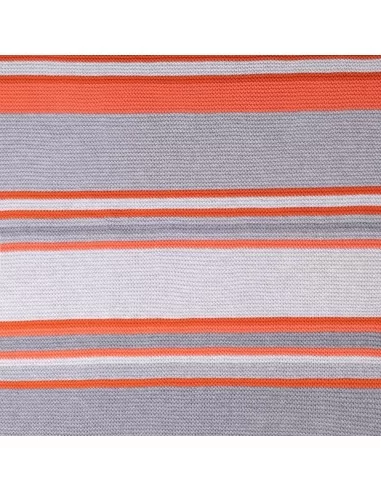 Cosatto Stripe Blanket-Grey Orange
