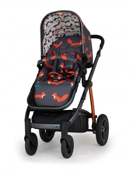 Cosatto Wow 2 Pram and Pushchair-Charcoal Mister Fox Cosatto