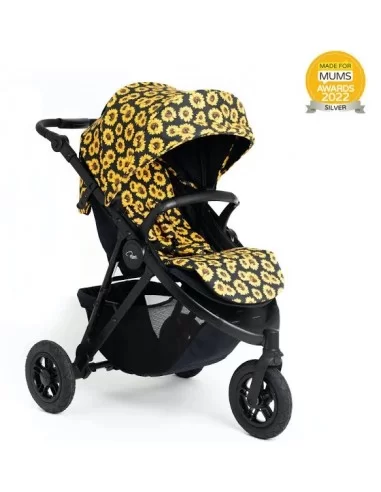 Roma Atlas 3 Wheel Pram-Sunflower Roma Atlas 3 Wheel Pram-Sunflower