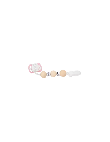 Arias Toys Wooden Set Dummy-Pink/White