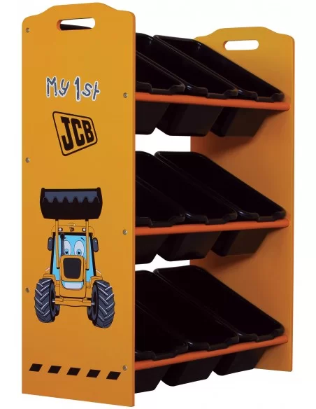 Kidsaw JCB 9 Children's Bin/Toy Storage Unit Kidsaw