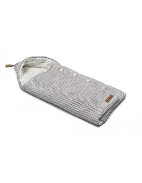 Jane Mims+Baby Blanket Shawl with Hood-Dim Grey Johnston Prams