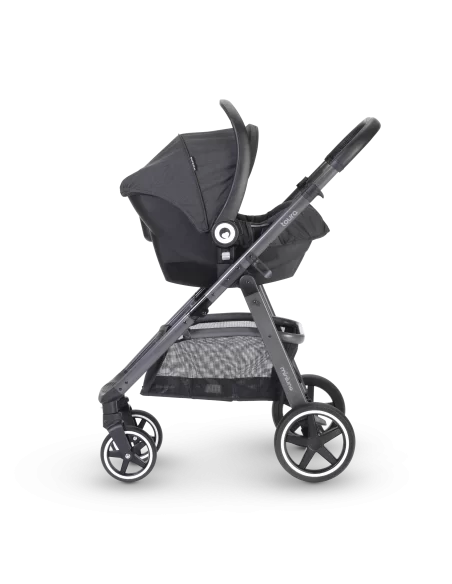 Miniuno Toura Travel System Special Edition-Gunmetal + FREE ISOFIX BASE Miniuno