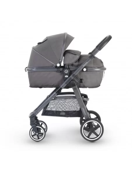 Miniuno Toura Travel System Special Edition-Gunmetal + FREE ISOFIX BASE Miniuno