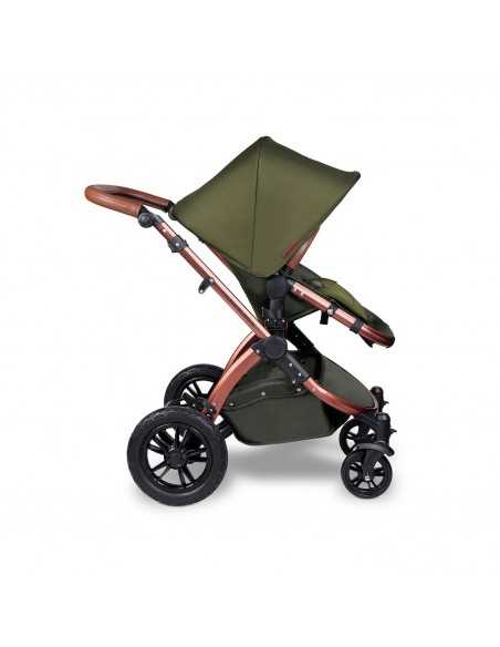 Ickle Bubba Stomp V4 2in1 Bronze Chassis Travel System-Woodland Ickle Bubba