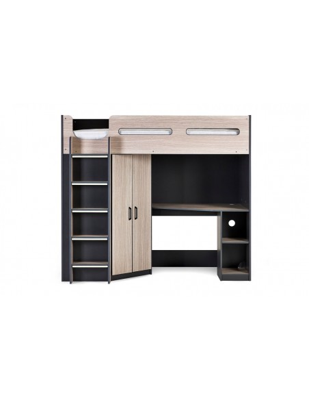 Julian Bowen Hercules Highsleeper-Woodgrain & Anthracite Julian Bowen