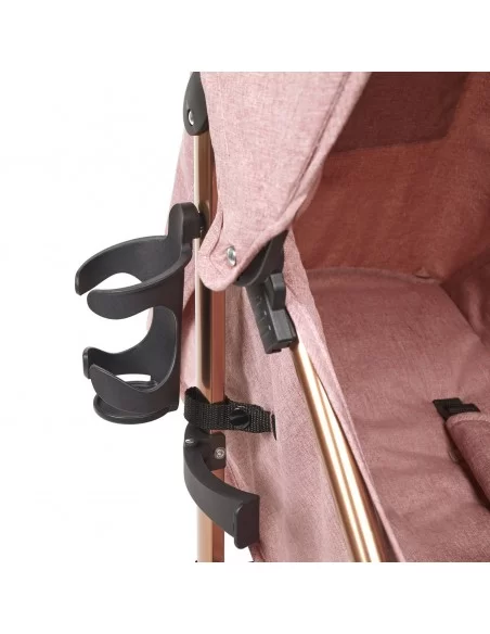 Ickle Bubba Discovery Prime Rose Gold Chassis Stroller-Dusky Pink Ickle Bubba