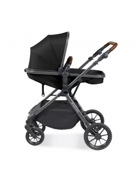 Ickle Bubba Cosmo Gunmetal Chassis 2in1 Travel System-Black Ickle Bubba