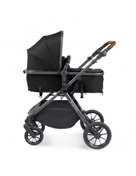 Ickle Bubba Cosmo Gunmetal Chassis 2in1 Travel System-Black Ickle Bubba