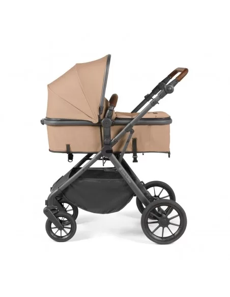 Ickle Bubba Cosmo Gunmetal Chassis 2in1 Travel System-Desert Ickle Bubba