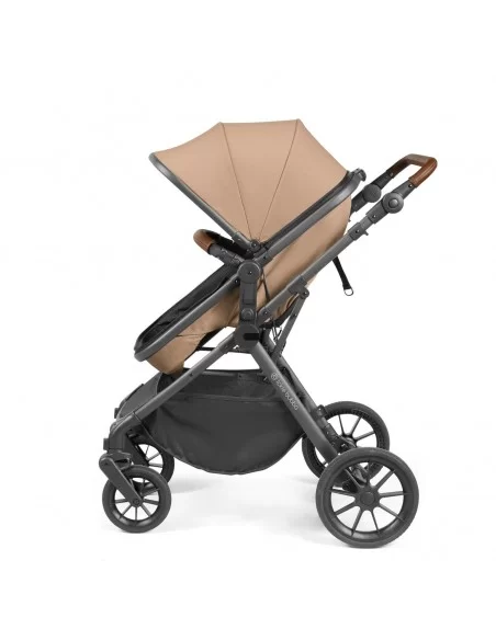 Ickle Bubba Cosmo Gunmetal Chassis 2in1 Travel System-Desert Ickle Bubba