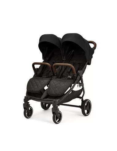 Ickle Bubba Venus Double Stroller-Black