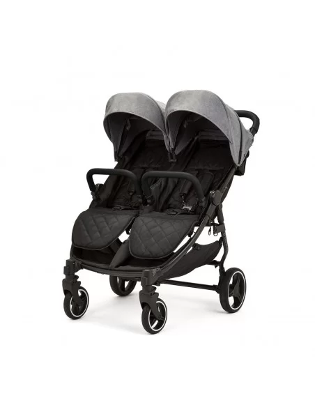 Ickle Bubba Venus Double Stroller-Space Grey Ickle Bubba