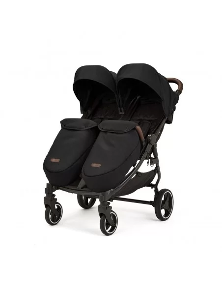 Ickle Bubba Venus Max Double Stroller-Black Ickle Bubba