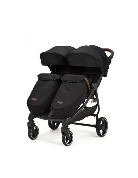 Ickle Bubba Venus Max Double Stroller-Black Ickle Bubba