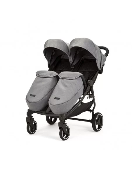 Ickle Bubba Venus Max Double Stroller-Space Grey Ickle Bubba