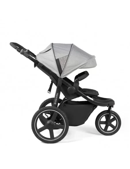 Ickle Bubba Venus Max Jogger Stroller I-Size Travel System with Isofix Base-Space Grey Ickle Bubba