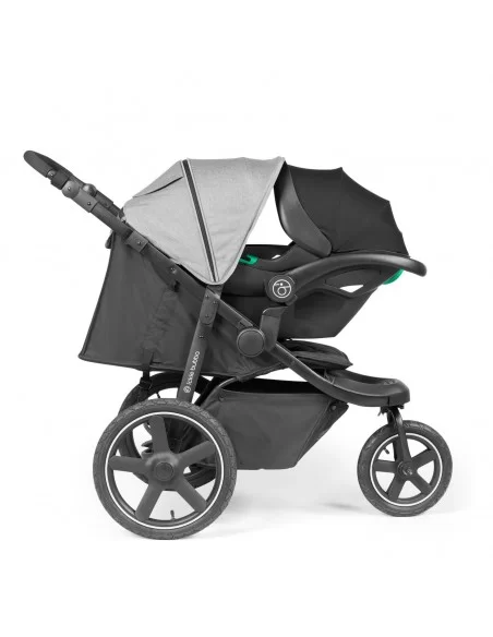 Ickle Bubba Venus Max Jogger Stroller I-Size Travel System with Isofix Base-Space Grey Ickle Bubba